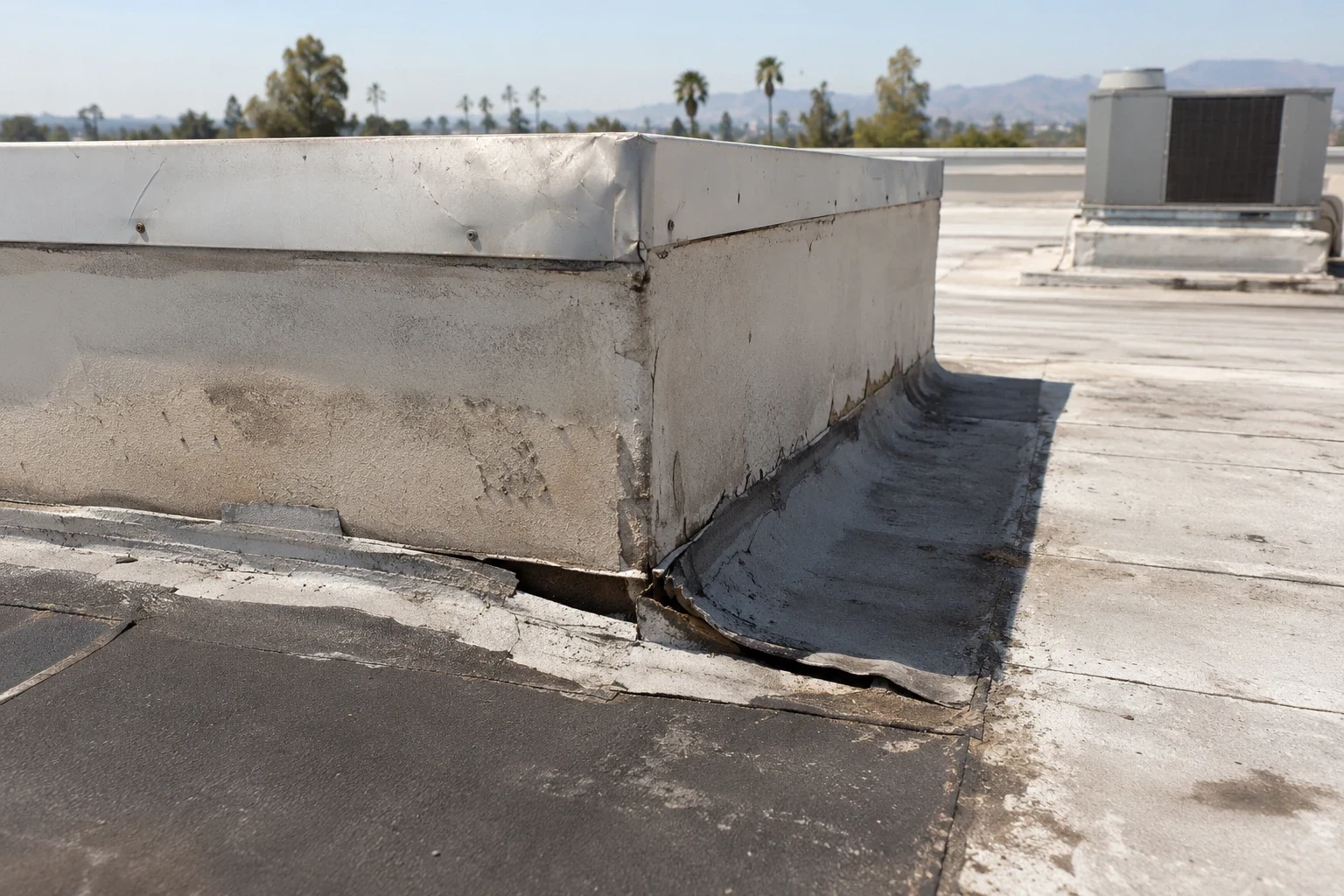Flashing Failure Roof Repair in Costa Mesa, CA