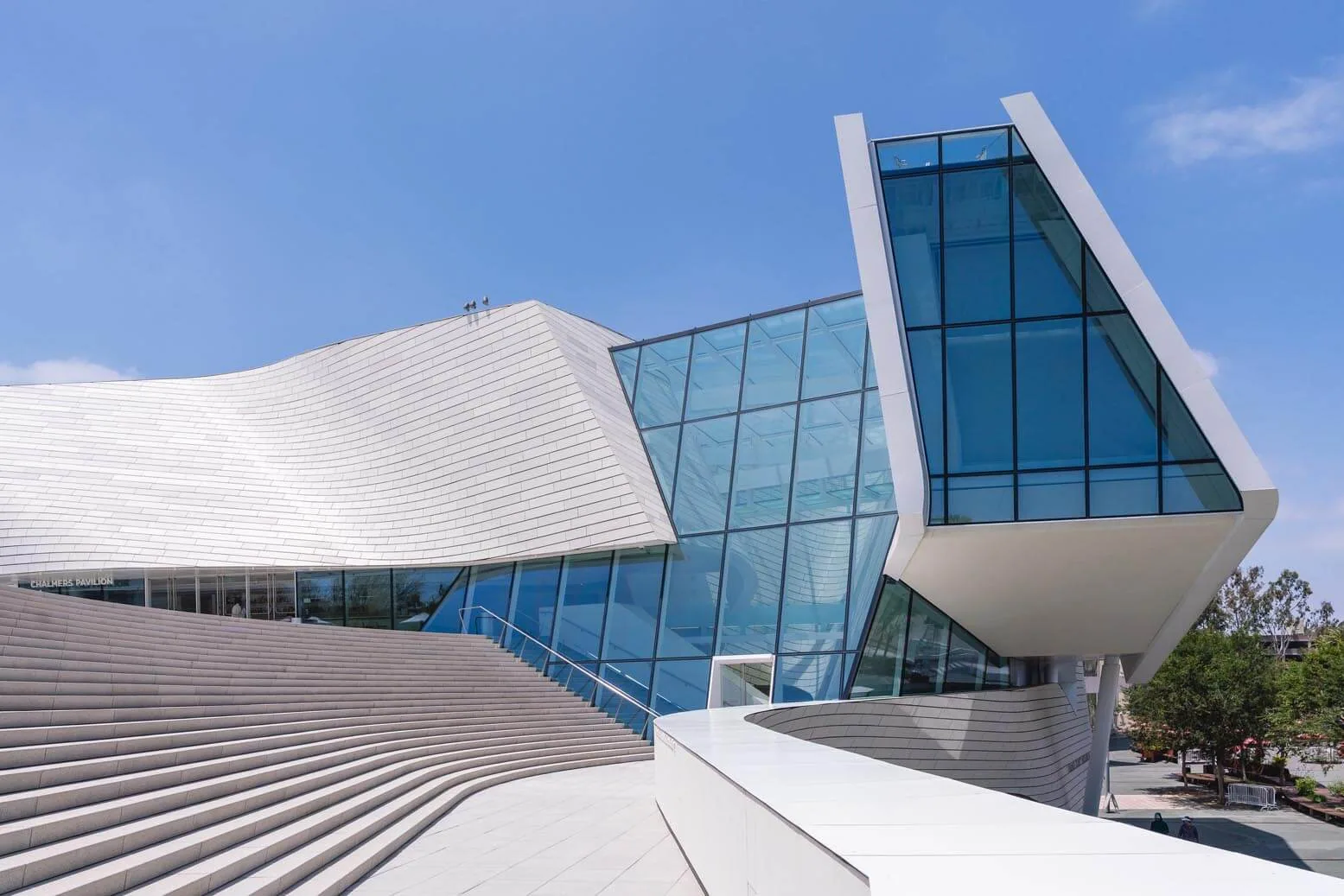 Modern commercial building in Costa Mesa, California