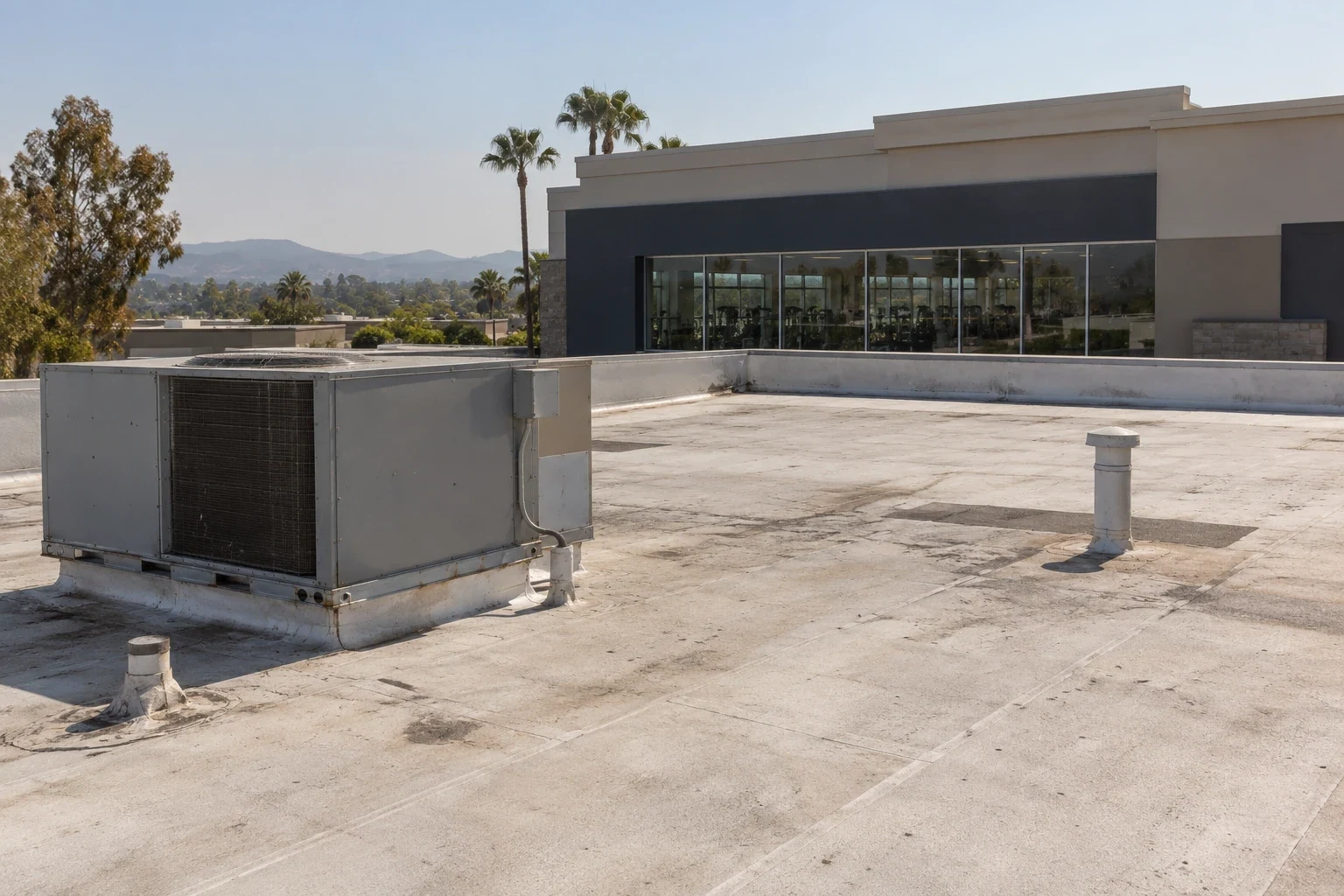 Fitness Center Roof Repair in Costa Mesa, CA