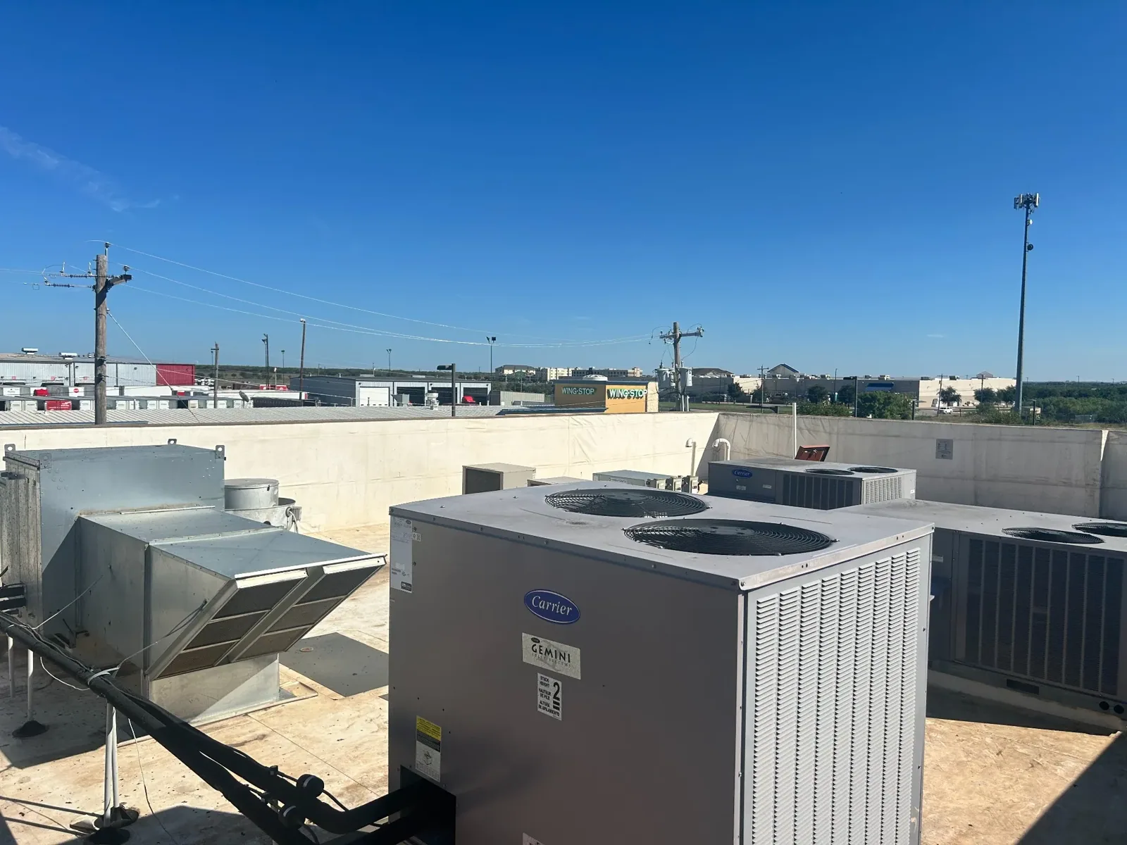 Commercial Rooftop Equipment Curb and Support Work in Costa Mesa, CA